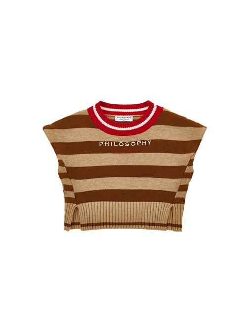 Maglia, bambina, logata. PHILOSOPHY | I9F301 6062P206